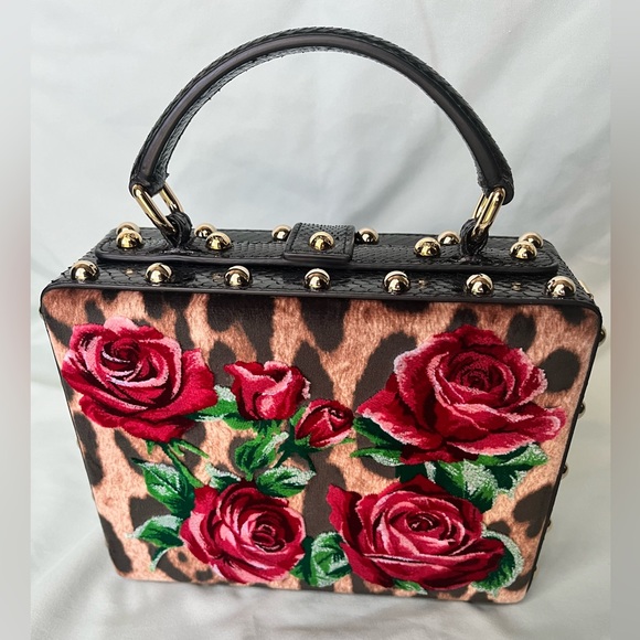Dolce & Gabbana Velvet Box Bag - Picture 2 of 9